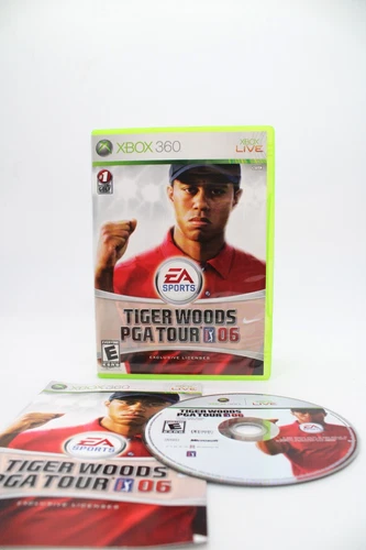 Refurbished Xbox 360 Tiger Woods PGA Tour 06 2006 Complete CIB Excellent Mint