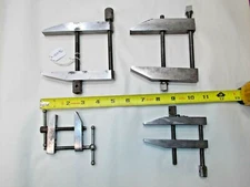 Machinist Parallel Clamps, Lot of (4) Various Size Unbranded Clamps