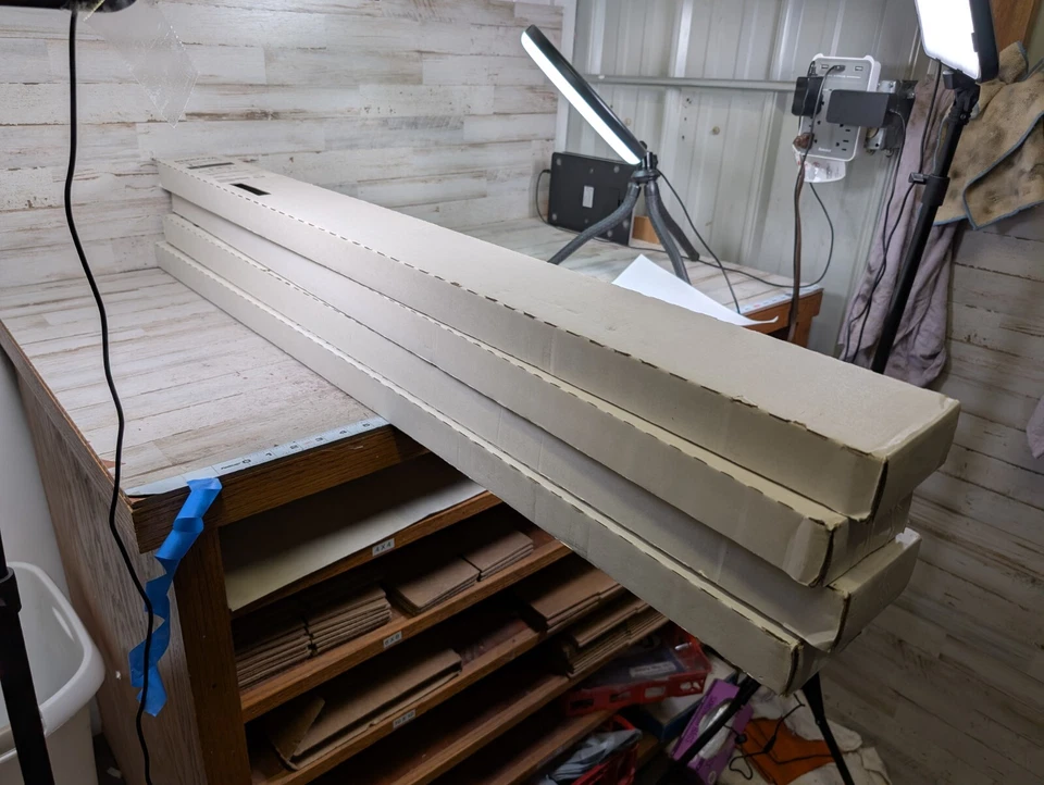 Lote 4 varillas de cortina IKEA Bekrafta color latón 47,25-82,75 pulgadas 120-210 cm 70489544 Foto 4 de 4