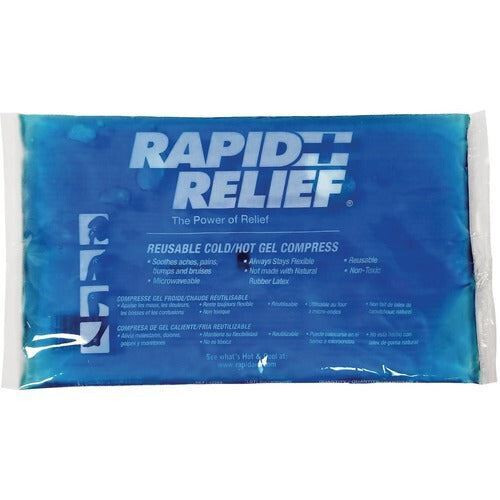 Case of 24 Rapid relief Reusable gel Cold/Hot Compress - 5" x 9" U19