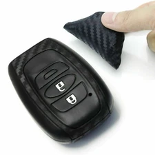 1X Carbon Fiber Soft Silicone Key Fob For Subaru BRZ Legacy Outback XV Crosstrek