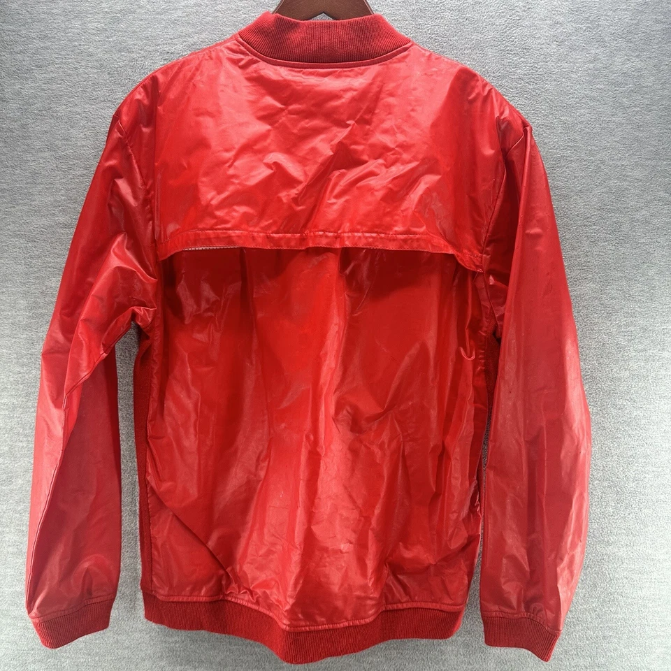 Vintage MIZUNO - Red Pullover 1/4 Zip Long Sleeve Windbreaker Size Large A51 - Image 2 of 4