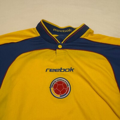 Colombia Men's Reebok 2001-02 National Team Soccer Jersey
