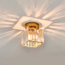 Lampe Decken LED Deckenleuchte Wohnzimmer Chic Kronleuchter Schlaf Pendelleuchte