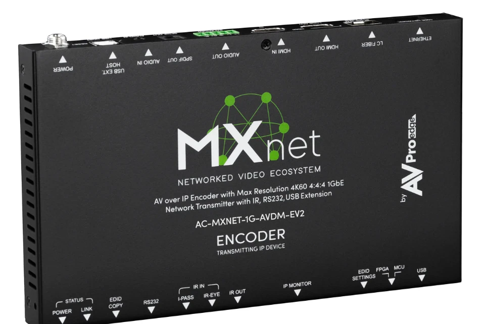 AVPRO EDGE AC-MXNET-1G-AVDM-EV2 MXNet Evolution II 1G Downmixing Encoder