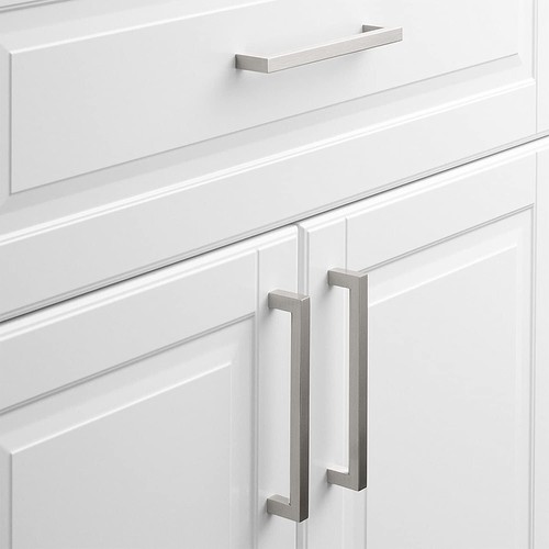 Brushed Nickel Modern Kitchen Cabinet Handles Bar Pulls Drawer Stainless Steel - Picture 9 of 14