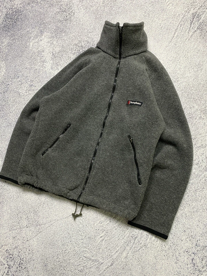 Chaqueta Sherpa Berghaus Fleece Vintage Años 90 Exterior Hombre’s Talla Mediana Foto 2 de 4