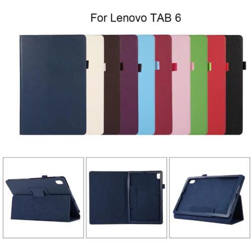 Leather Smart Case Folio Flip Cover Lenovo TAB 6 10.3 Legion Y700 M10 Plus 3rd - Picture 1 of 22