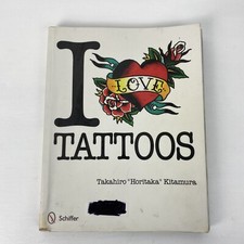 I Love Tattoos by Takahiro "Horitaka" Kitamura English Paperback Book Ex-Library