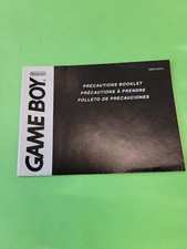Game Boy Consumer Precautions DMG-USA-9 MANUAL ONLY Authentic Original