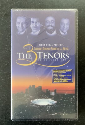 The Three Tenors in Concert VHS, 1994 Sealed