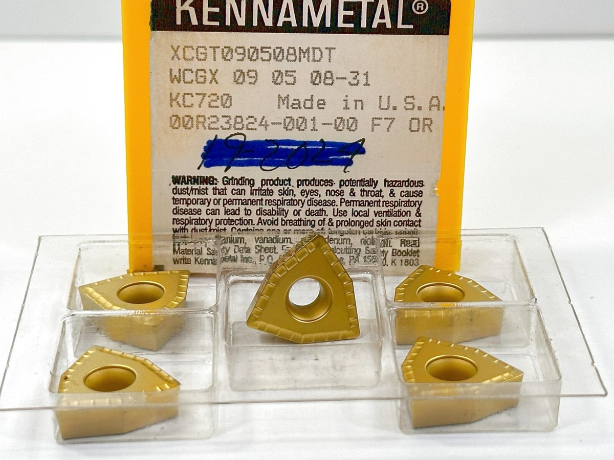 KENNAMETAL WCGX 090508-31 XCGT090508MDT New Carbide Inserts Grade