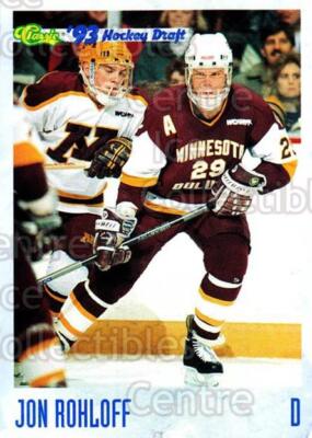 1993 Classic Hockey Draft #78 Jon Rohloff