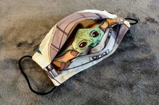 Baby Yoda Face Mask adults Nose Wire Filter Pocket Starwars mandalorian