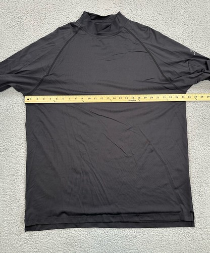 FootJoy Golf Pullover Mens XL Black Performance Stretch Mock Neck Virginia CC - Picture 4 of 7