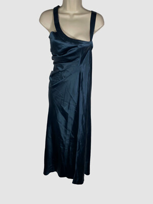 $495 Acler Women's Blue Edenbridge Draped MIDI Dress Size 4 | eBay $495 Acler Women's Blue Edenbridge Draped MIDI Dress Size 4 | eBay