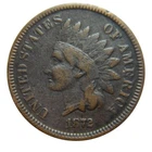 Indian head cent/penny 1872 mid grade circulated