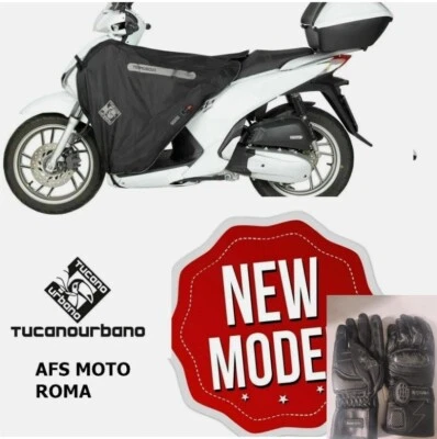 Termoscudo Coprigambe Tucano Urbano R224X per Piaggio Beverly 300 2021 Guanti KE