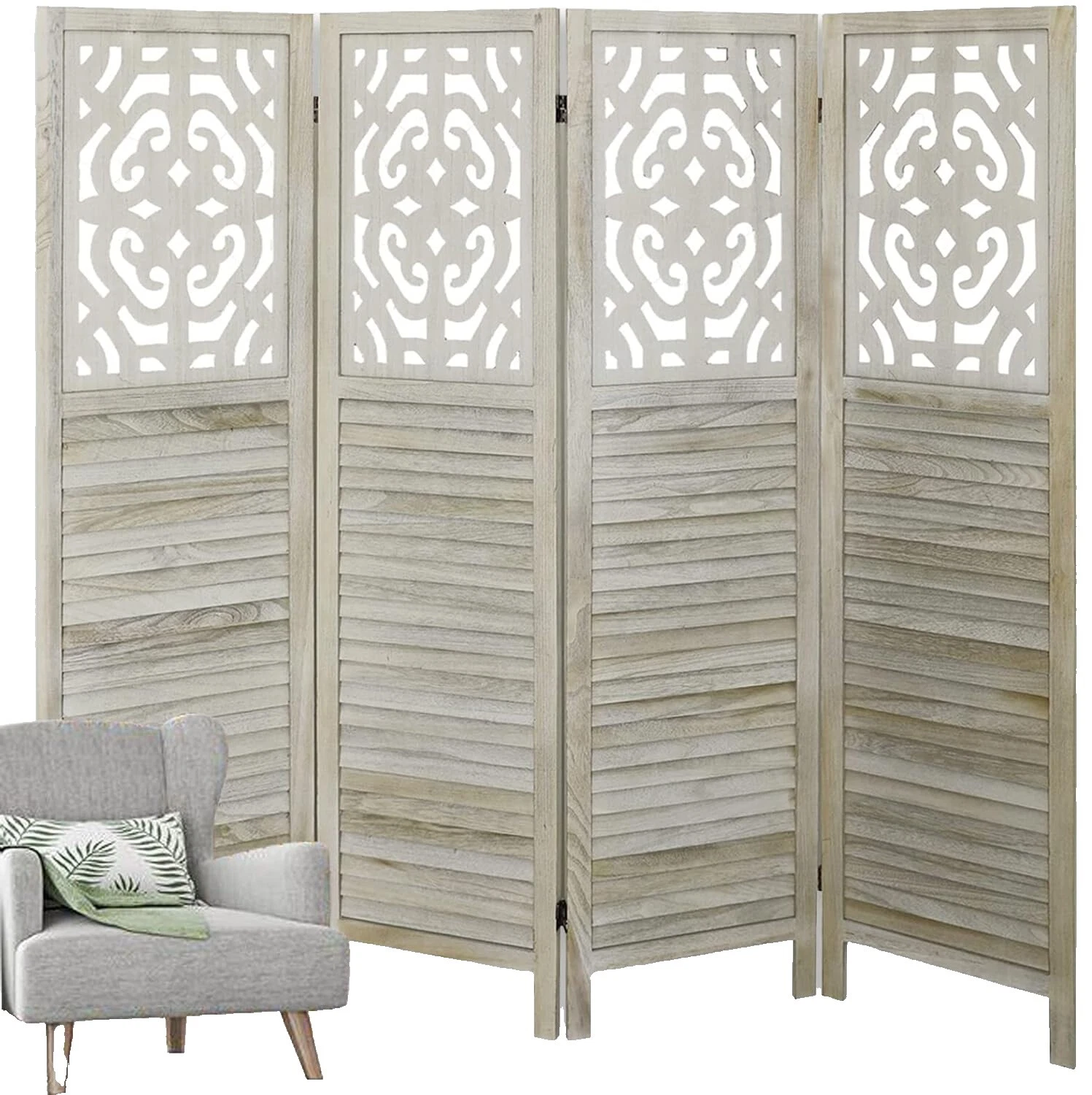 Wooden Carving Screens & Room Dividers