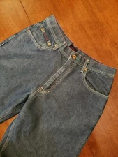 Vtg 32 x 32 Tommy Hilfiger USA Made Denim Jeans Boot Cut Med Wash 
