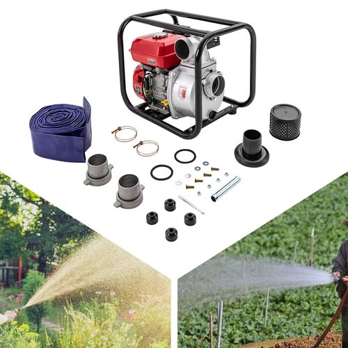 3" Inch 7.5HP Gas Water Pump Gas-Power Garden Water Irrigation Transfer Pump - Picture 3 of 6