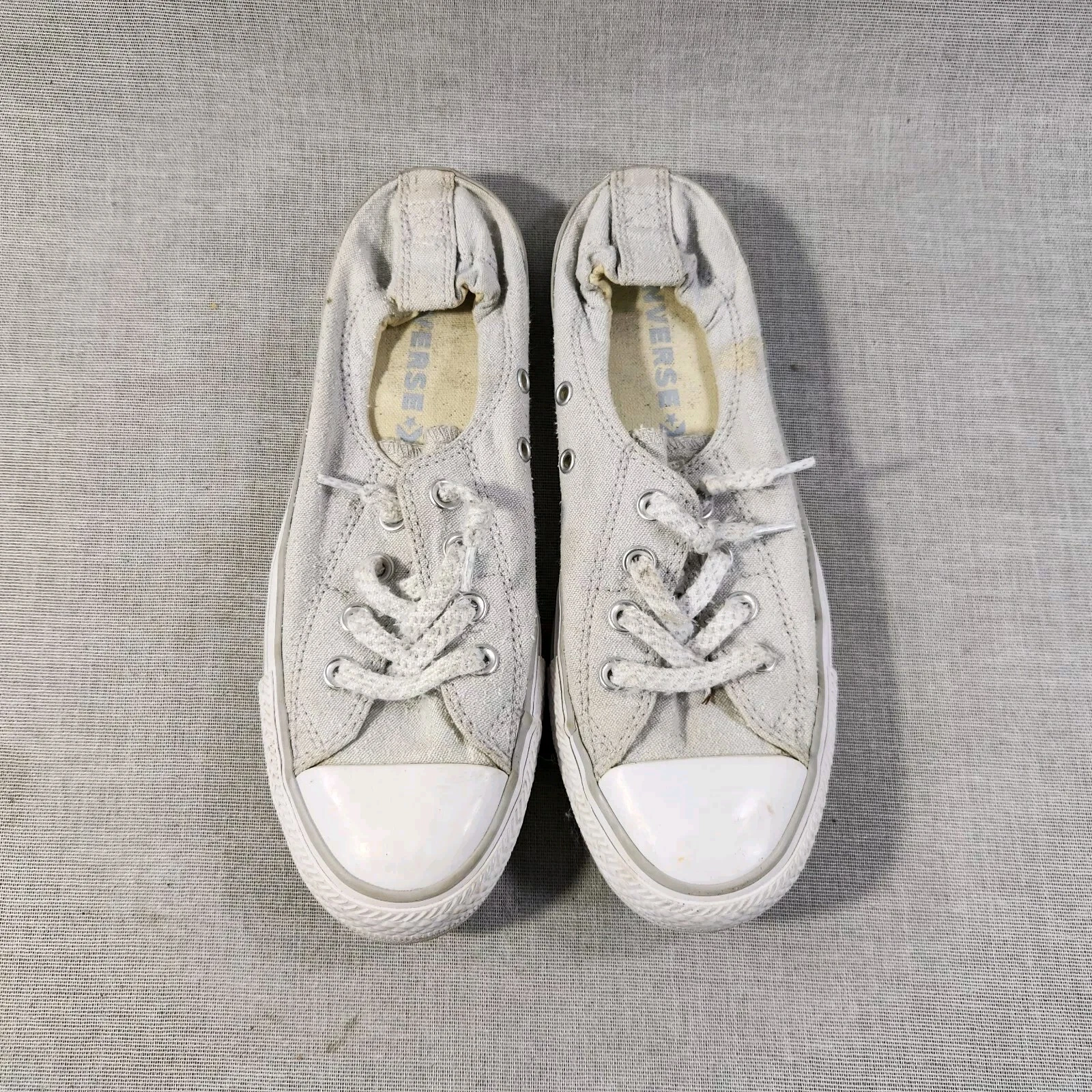 Scarpe da donna Converse Chuck Taylor All Star Cinch taglia 8 5 grigie stringate 542552F