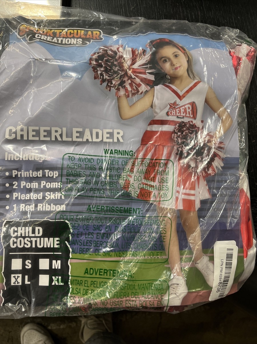Spooktacular Creations Kids Cheerleader costume, Cheerleader