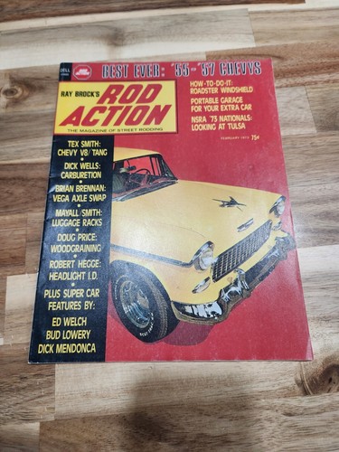 February 1973 Ray Brocks Rod Action Magazine Blue Deuce Hand Me down Hauler