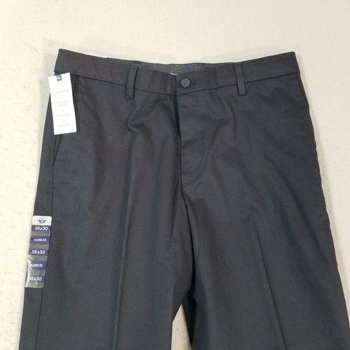 Dockers Signature Khaki pants men's 36x30 blue lux cotton stretch NEW - Picture 3 of 14