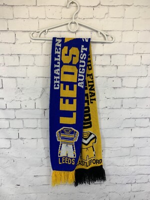 LEEDS RHINOS VS CASTLEFORD TIGERS 2014 RUGBY SCARF ONE SIZE