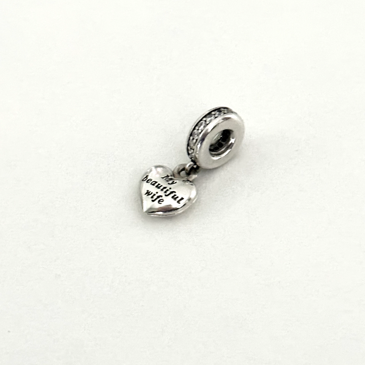 Pandora 925 Sterling Silver My Beautiful Wife Forever &Always