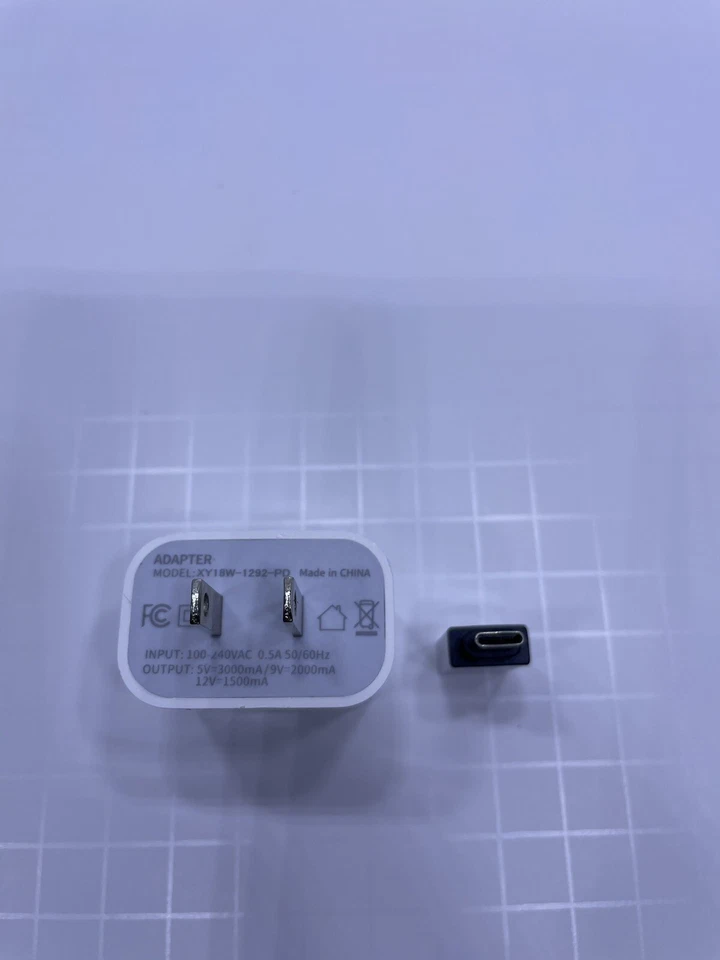 Fast Charger 20W USB Type-C Power Adapter - White, With Usb Adapter. For Apple - Image 3 of 4