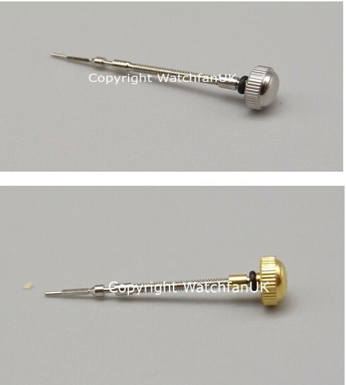 Crown and Stem For Seiko 7T32-F010 7T32-6A50 7T32-6A5A 7T32-6A5B