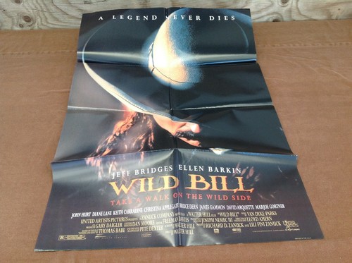 1995 Wild Bill Original Movie House Full Sheet Poster