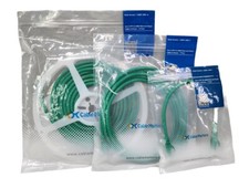 3 Pack 14ft 7ft 1ft Cat 6 UTP 24 AWG Ethernet Patch Cables Matters, Green