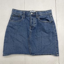 Old Navy Blue Denim Skirt Youth Girls Size XL
