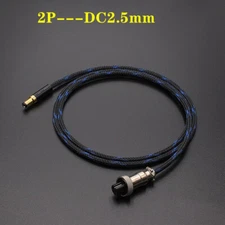 Power Supply DC Cable GX16 2Pin to 5.5x2.1mm / 2.5mm for HI-FI Linear PSU LPS