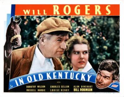 In Old Kentucky Lobby Card Will Rogers Dorothy Wilson 1935 Movie Old Photo