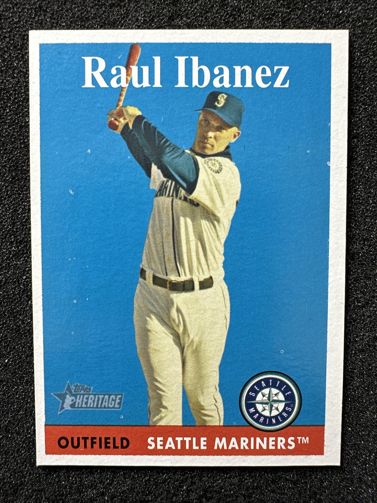 RAUL IBANEZ #415 2007 Topps Heritage QTY Seattle Mariners