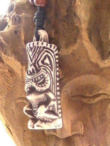 MAORI HAWIIAN PACIFIC ISLAND NECKLACE SPIRIT ANCESTOR BLESSED BY NATIVE AMERICAN - Picture 3 of 7