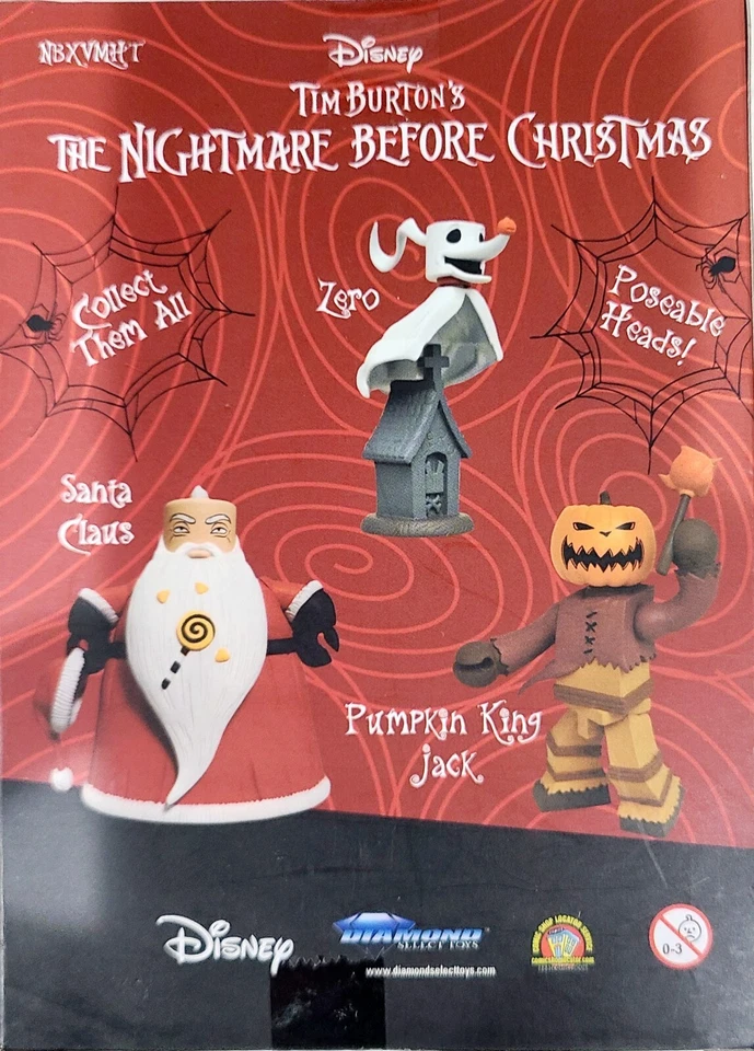 Vinimates Pesadilla antes de Navidad Brilla en la oscuridad Rey Calabaza Tema candente Foto 2 de 3