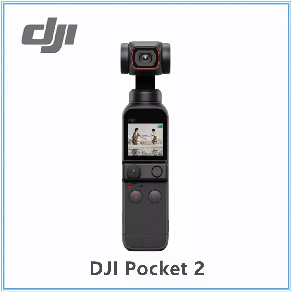 DJI Osmo Pocket 2 3-Axis gimbal stabilizer 4K Pocket camera 8x Zoom  ActiveTrack