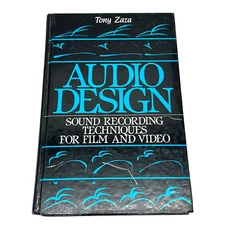 Audio Design Sound Techniques for Film and Video 1991 Tony Zaza Hardcover