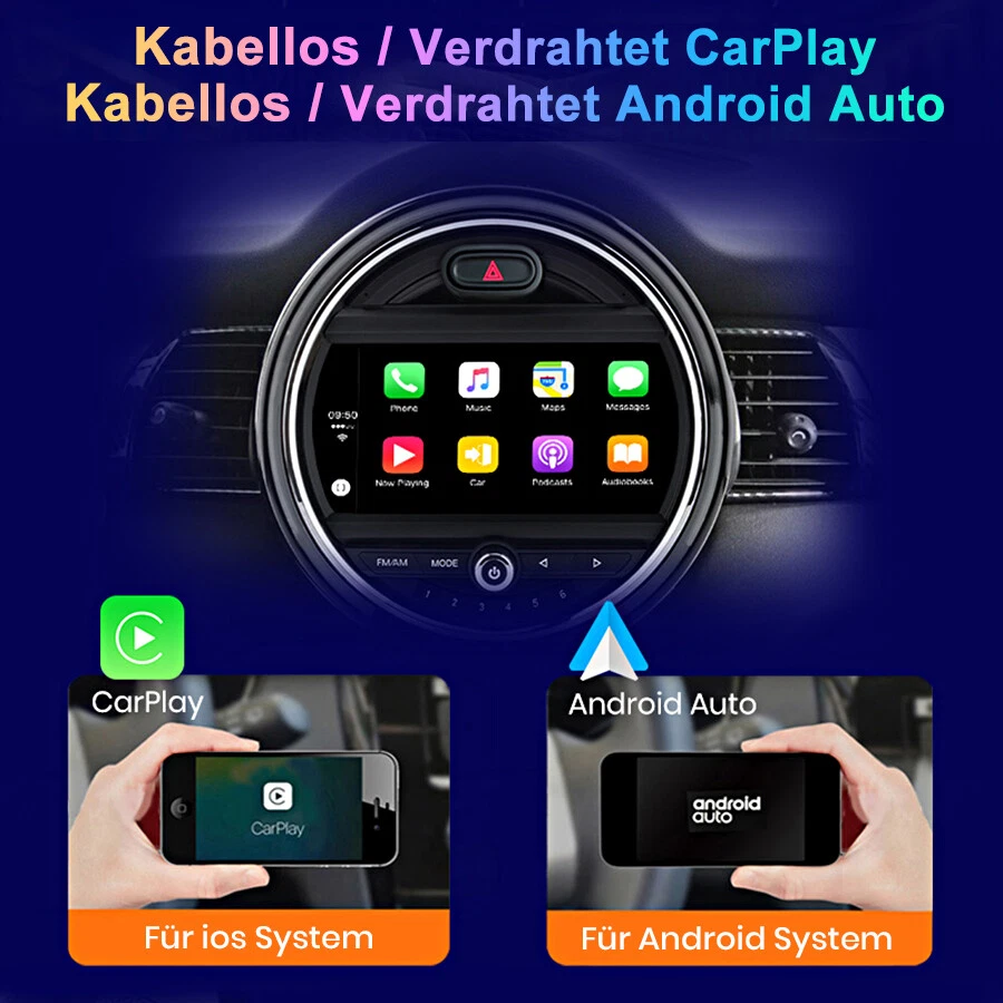 Für BMW Mini Cooper R56 2014-2019 Android Autoradio 4+64GB GPS Navi Wifi DAB+SWC - Bild 4 von 4