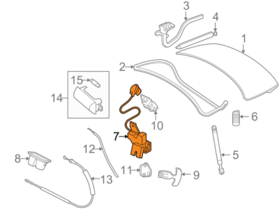 Jaguar OEM 00-08 S-type Trunk-lock XR856390 for sale online | eBay