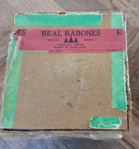 Vintage John Rabone 33' Leather, brass and woven measuring tape, Made in England - Picture 14 of 14