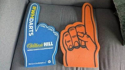 World Darts Championship Large Foam Finger William Hill Memorabilia Plus Extra