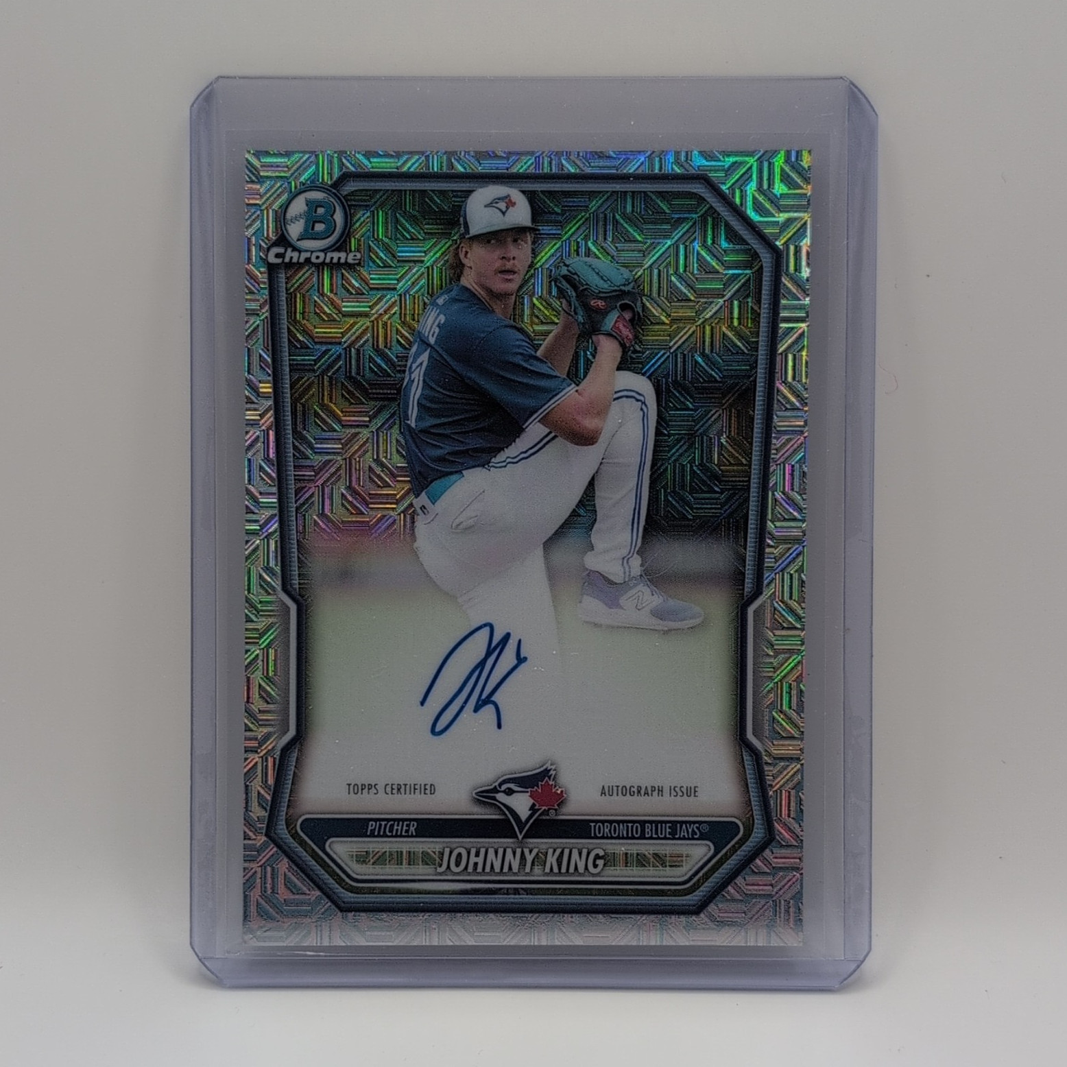 Topps 2026 Bowman Chrome Johnny King Autograph #BMA-JK Toronto Blue Jays
