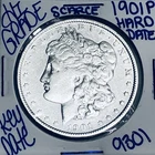 1901 P MORGAN SILVER DOLLAR AUTHENTIC HI GRADE U.S. MINT COIN RARE KEY DATE 9301
