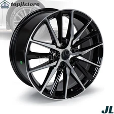 18" x 8" Machined Black Replacement Wheel Rim for 2021 2022 2023 Toyota Camry